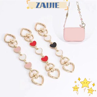 Zaijie24 สายคล้องกระเป๋า ทรงหัวใจ อุปกรณ์เสริม สําหรับกระเป๋าถือ Pochette