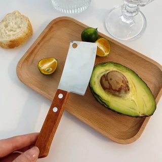มีดอีโต้จิ๋ว mini ด้ามไม้ Mini Kitchen Knife #B-0024