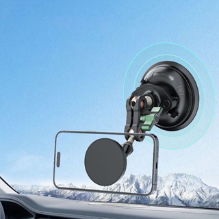 ELE Consumer ที่วางโทรศัพท์แบบแม่เหล็ก 360 องศาการหมุนอลูมิเนียมอัลลอยด์รถ Dash Mount ขายึดโทรศัพท์รองรับ