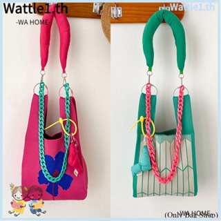 Wttle สายสะพายกระเป๋า อุปกรณ์เสริม น่ารัก สีพื้น