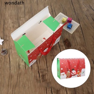 Wonda Merry Christmas กล่องขนม กล่องของขวัญ สําหรับตกแต่งบ้าน DIY