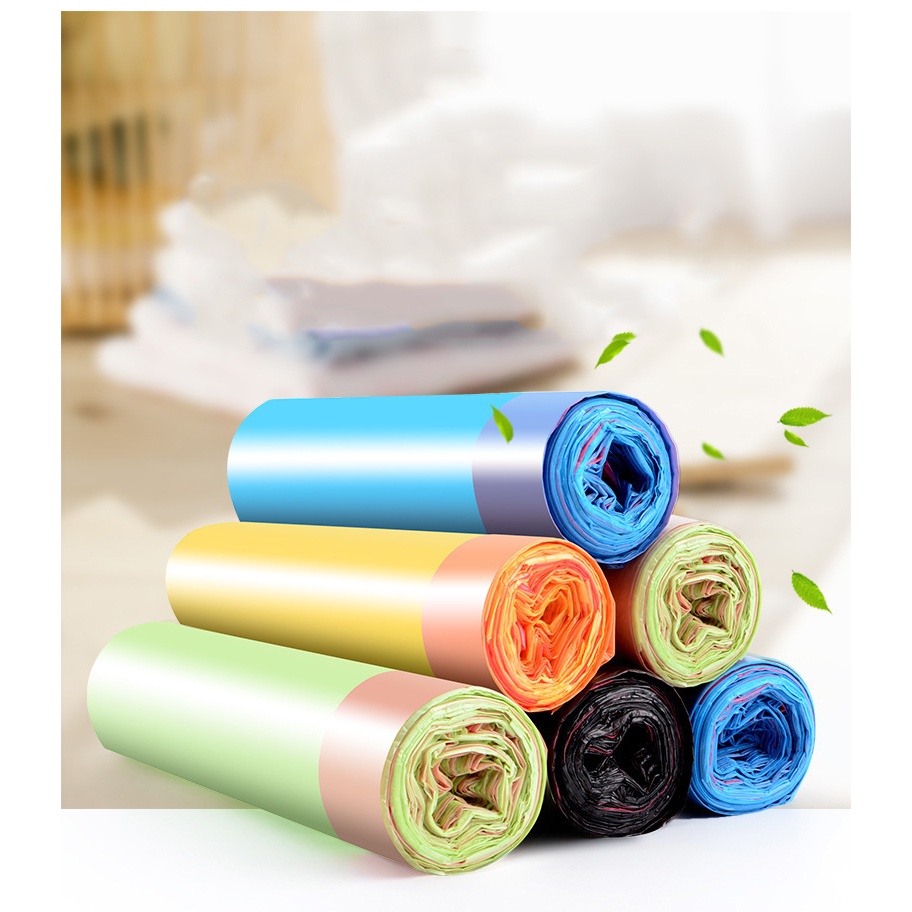ถุงขยะพร้อมหูหิ้ว ขนาด 45x50 ซม.  ถุงขยะ รับน้ำหนักได้เยอะ