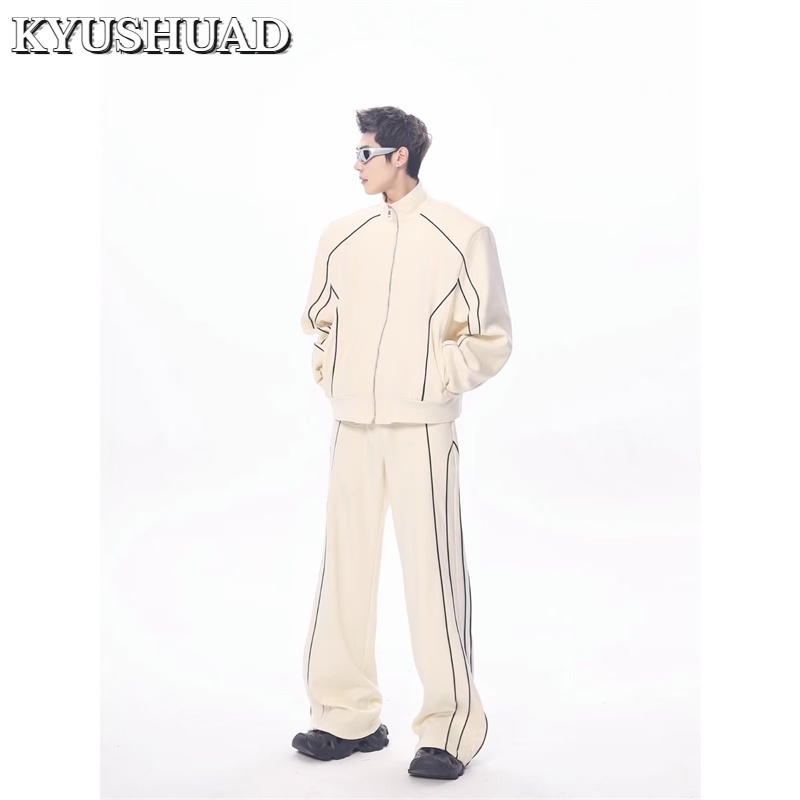 KYUSHUAD เสื้อแจ็กเก็ตลําลอง ทรงหลวม ทันสมัย สําหรับผู้ชาย