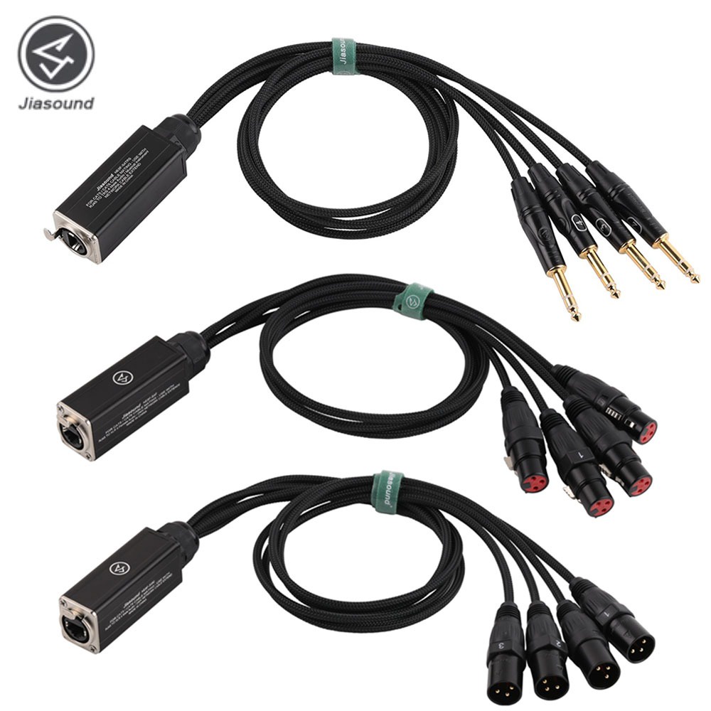 Xlr เสียงงู 4 ช่อง 3 พิน หลายเครือข่าย สําหรับเวที และบันทึกเสียง สตูดิโอ ตัวเมีย&amp;สายเคเบิ้ลเสียงเวที แอมป์ตัวผู้ RJ45