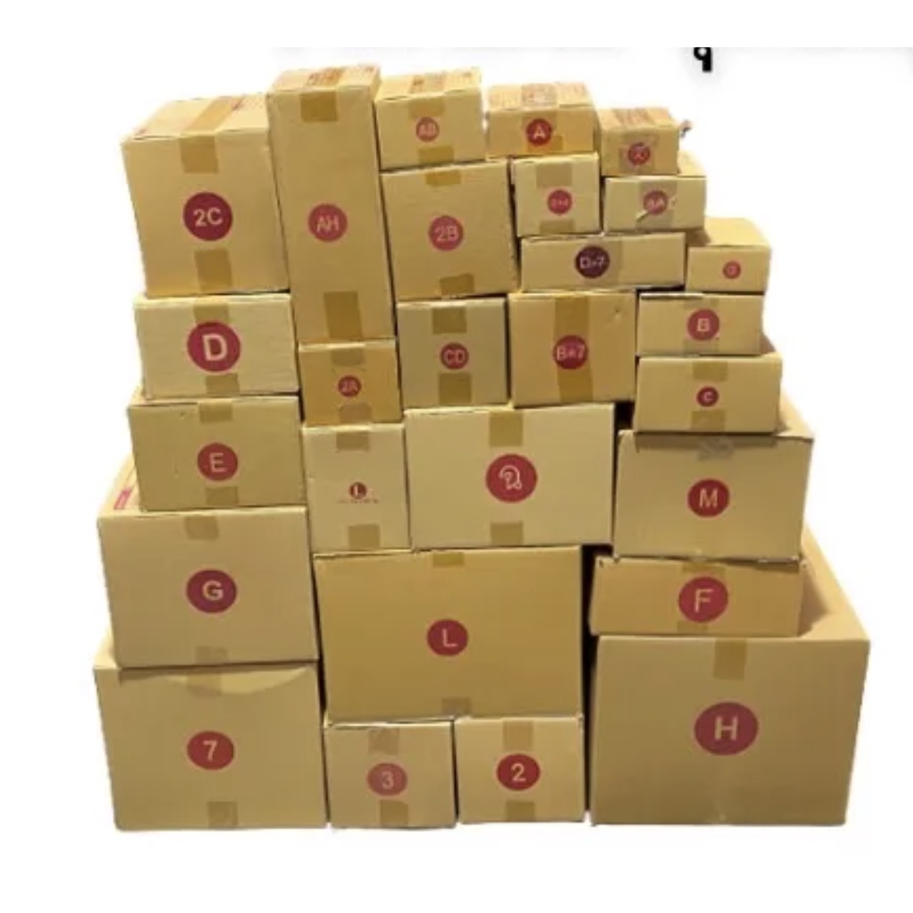 💥20 ใบ💥 กล่องพัสดุฝาชน แบบจ่าหน้า กล่องพัสดุ   กล่องพัสดุกล่องพัสดุฝาชน 00 0 0+4 AA A 2A B ถูกสุด