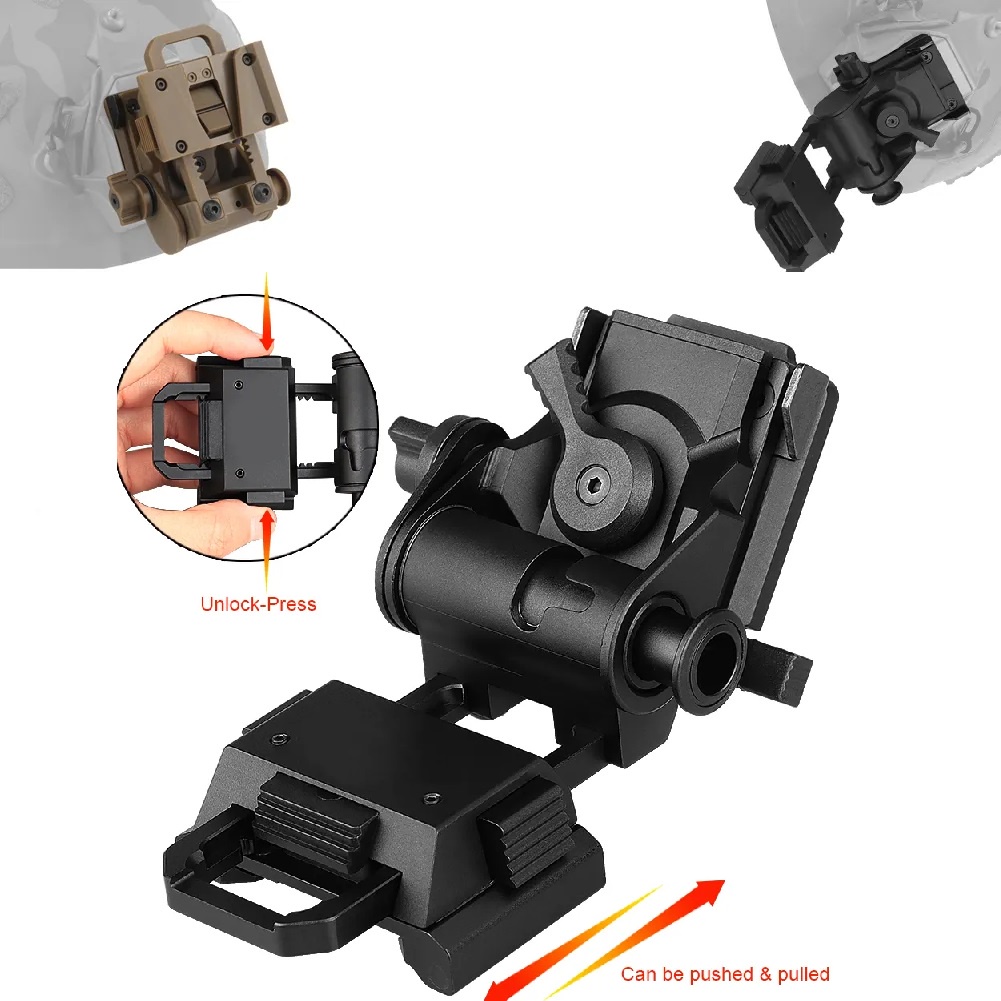 ตัวยึดแว่นตา ไนล่อนแข็ง ABS ทนทาน L4 G24 L4G24 NVG สําหรับ PVS15 PVS18 GPNVG18