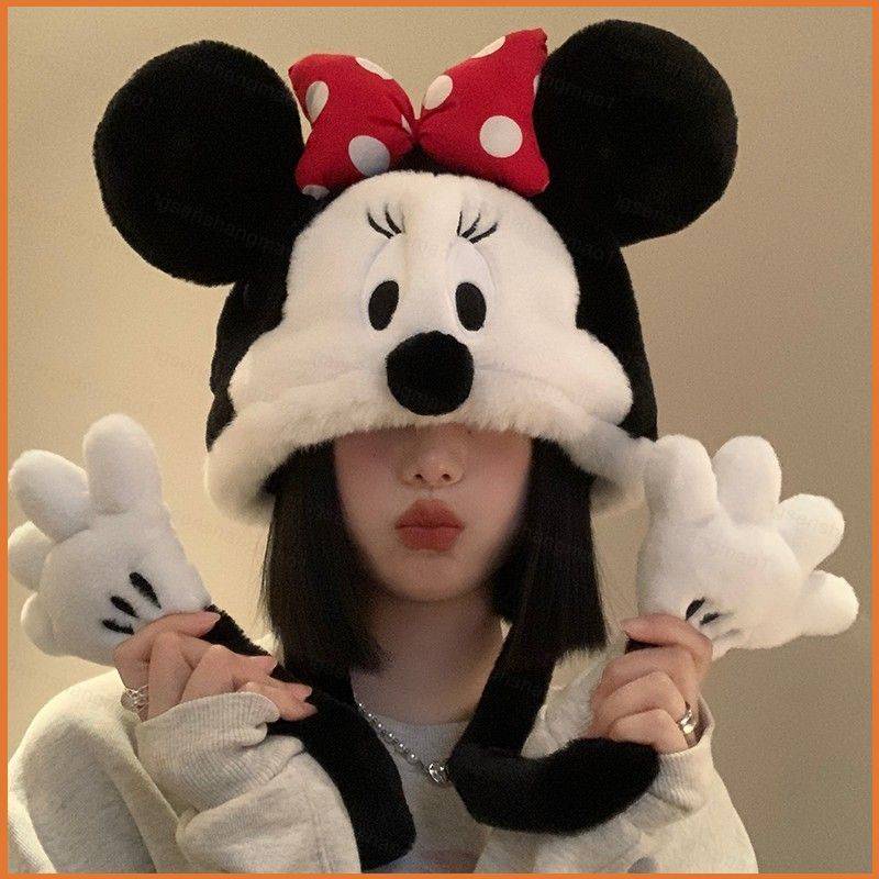 หมวกตุ๊กตาการ์ตูนดิสนีย์ มิกกี้ มินนี่ โดนัลด์ ดั๊ก เดซี่ ให้ความอบอุ่น