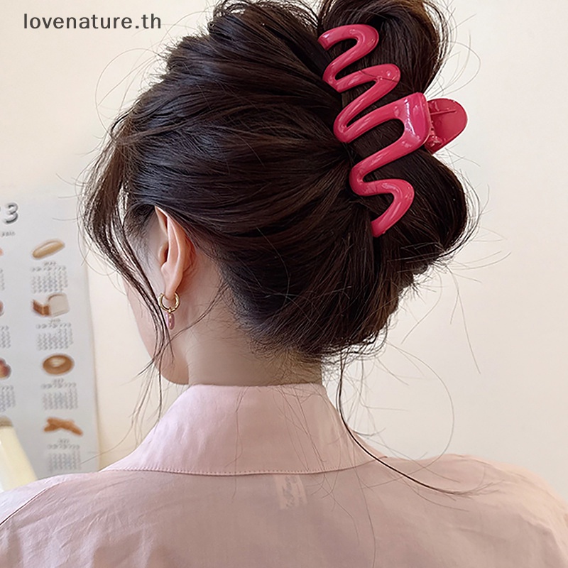 [Lovenature] ใหม่ กิ๊บติดผม เจลลี่ คลื่น หลากสีสัน ออกแบบดี แฟชั่นเกาหลี หวาน เรียบง่าย ไม่สม่ําเสมอ กิ๊บติดผม สําหรับผู้หญิง [TH]