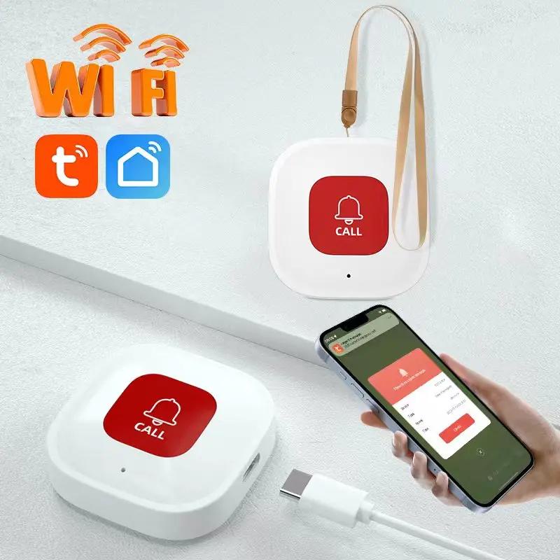 Tuya ปุ่มโทรฉุกเฉิน WiFi Smart SOS ไร้สาย สําหรับผู้สูงอายุ