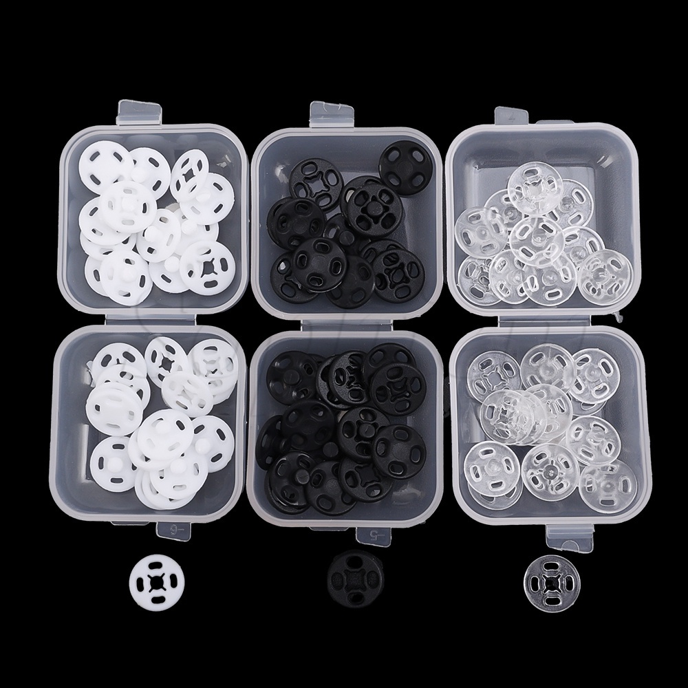 กระดุมแป๊กพลาสติก ABS ใส แฮนด์เมด สําหรับเย็บเสื้อโค้ท กระเป๋าเดินทาง DIY 30 ชิ้น