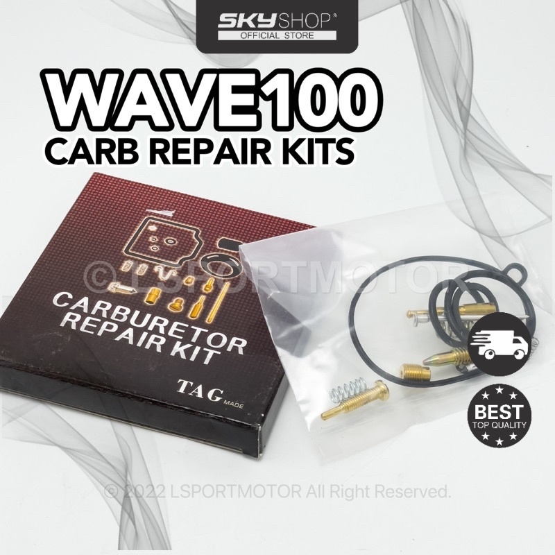 HONDA WAVE100 CARBURETOR REPAIR KITS CARB REPAIR KIT W100 WAVE 100 DREAM (S)