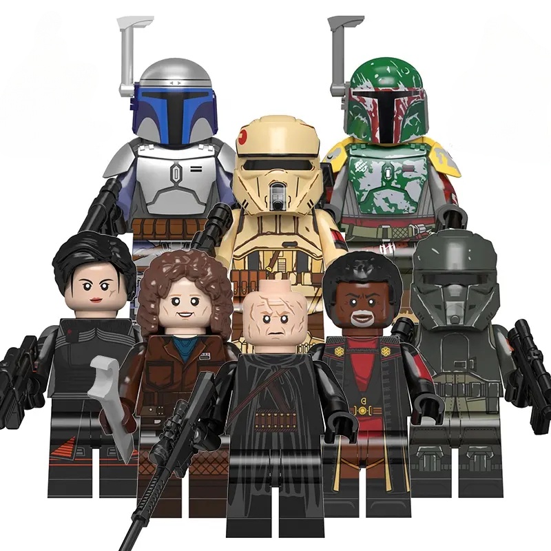 ของเล่นตัวต่อฟิกเกอร์ Cobb Vanth Jango Boba Feet Mandalorian Space Wars ขนาดเล็ก ของขวัญ สําหรับเด็ก