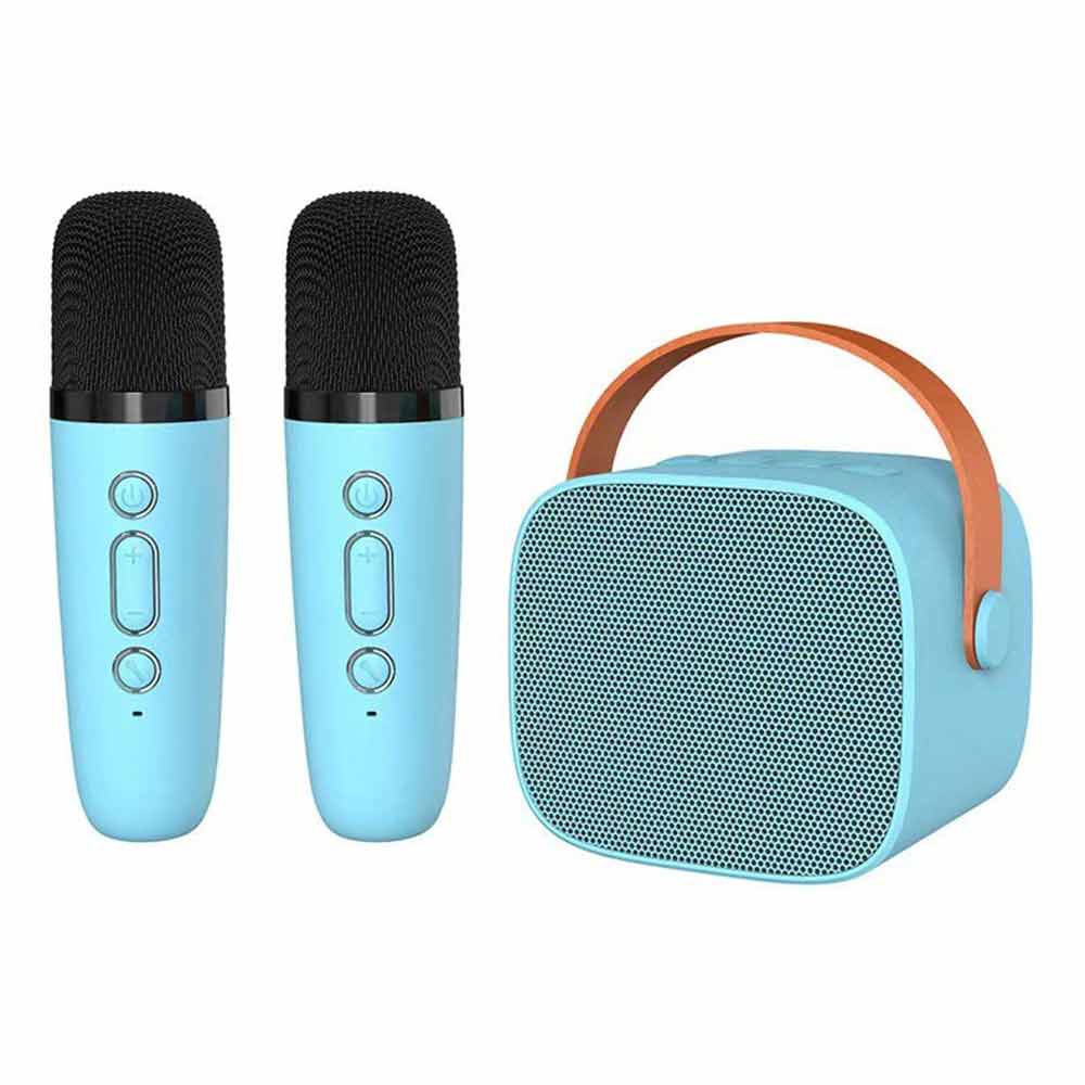 Karaoke Machine For Kids Bluetooth Speaker Karaoke With 2 Wireless Microphones