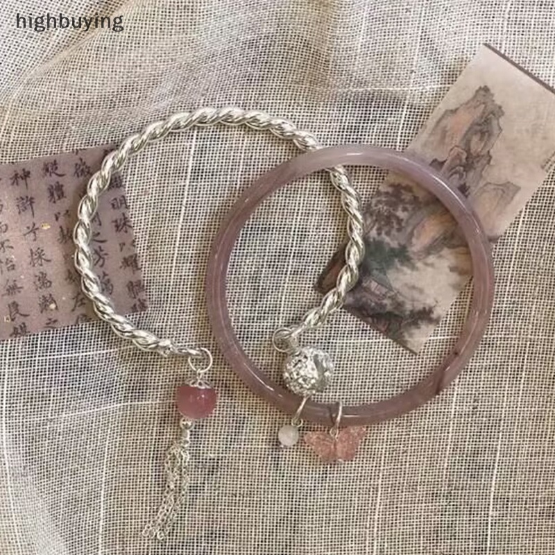 [highbuying] สร้างสรรค์ สไตล์จีน ย้อนยุค เซลเบลล์ กําไลข้อมือ สําหรับผู้หญิง เด็กผู้หญิง แฟชั่น หวาน น่ารัก สร้อยข้อมือ คาวาอี้ ความงาม สร้อยข้อมือ ใหม่ พร้อมส่ง