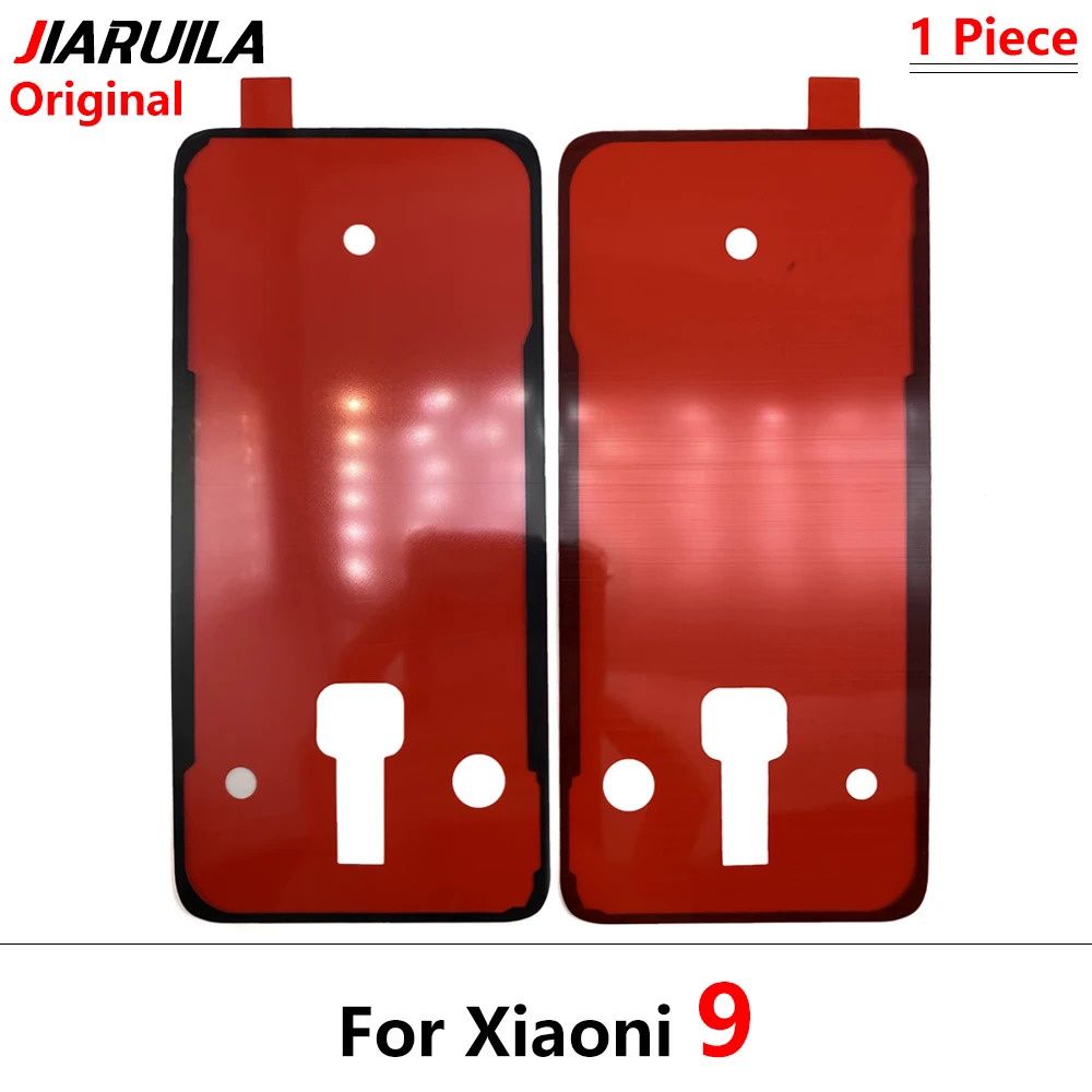 ต้นฉบับใหม่สำหรับ Xiaomi Mi 8 9 9T 10 10T 11 11T 12 Pro Lite Note 10 Lite ฝาหลังแบตเตอรี่ สติ๊กเกอร์ประตู เทปกาว - รูปที่ 3