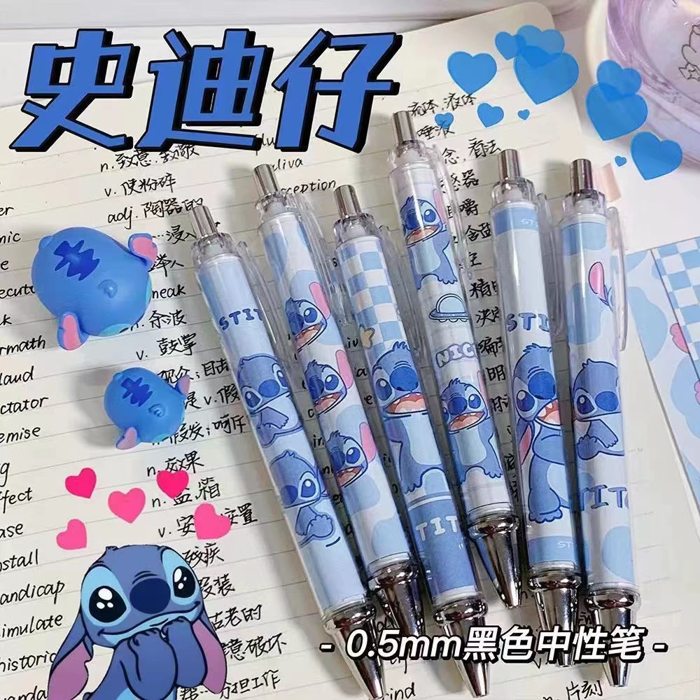 การสอบปากกาเจลดูดีนักเรียนน่ารัก ปากกาแปรงแห้งเร็วสีดํา 0.5 พิเศษ