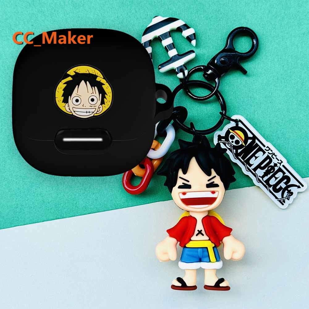 For Anker Soundcore Liberty 4 NC Case Cute Mario Keychain Pendant Silicone Soft Case Soundcore Liber