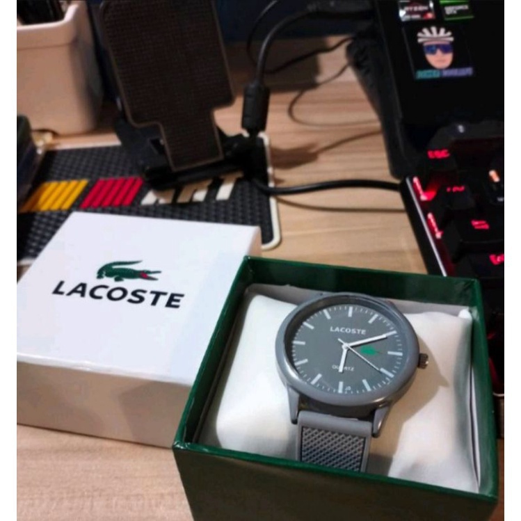 นาฬิกาข้อมือ Lacoste สไตล์เกาหลี ไม่มีกล่อง