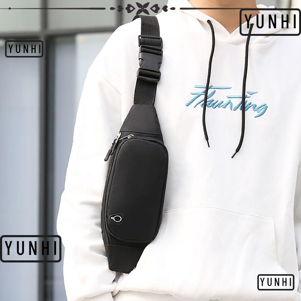 Yunhi กระเป๋าคาดอก กระเป๋าคาดเอวคู่รัก กันน้ํา ผ้าอินเทรนด์ กระเป๋าสะพายข้าง