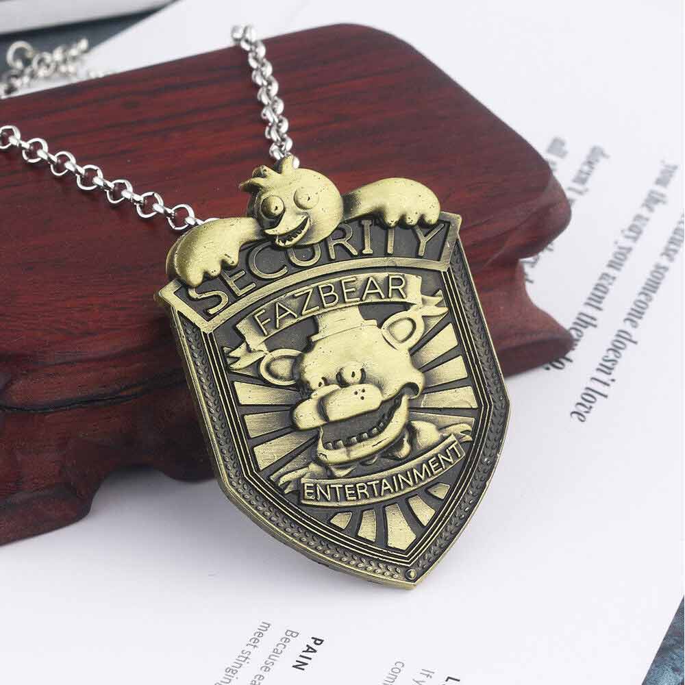 Five Nights at Freddy's Fazbear Badge Pin Alloy badge Figure New Toy