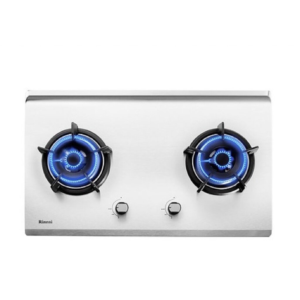 RINNAI เตาฝัง 2 หัวเตา สแตนเลสหนา รุ่น RB-72S (เลือกหัวปรับได้) - รูปที่ 3