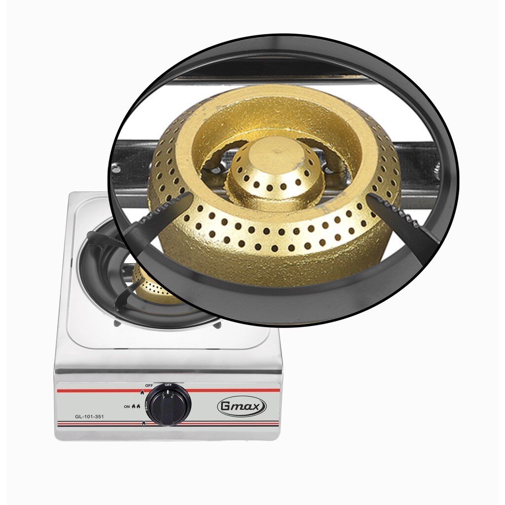 Gmax เตากล่องเดี่ยว สแตนเลสทั้งตัว รุ่น GL-101R ราคา ถูกที่สุด ดีลบีเคเค แกลเลอรีภาพที่ 2