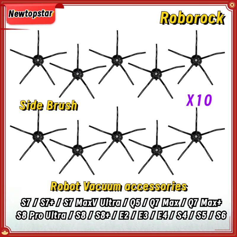 แปรงด้านข้างสําหรับ Roborock S7 / S7+ / S7 MaxV Ultra / S8 Pro Ultra / S8 / S8+ / Q7 Max / Q7 Max+ /