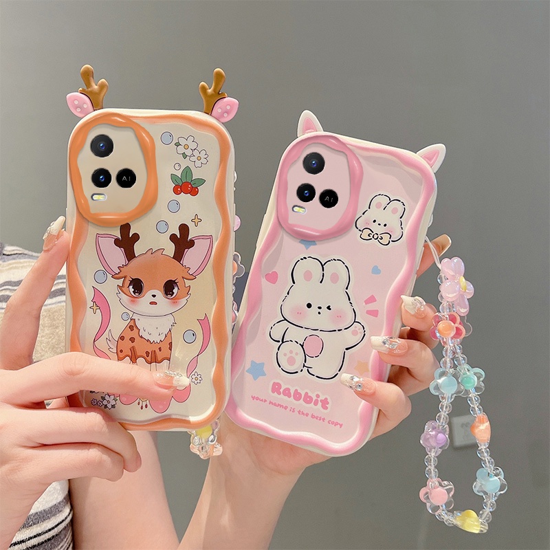 เคส vivo y21 เคสโทรศัพท์มือถือ tpu ลายหูน่ารัก สําหรับ vivo y21 vivo y33s vivo y21s