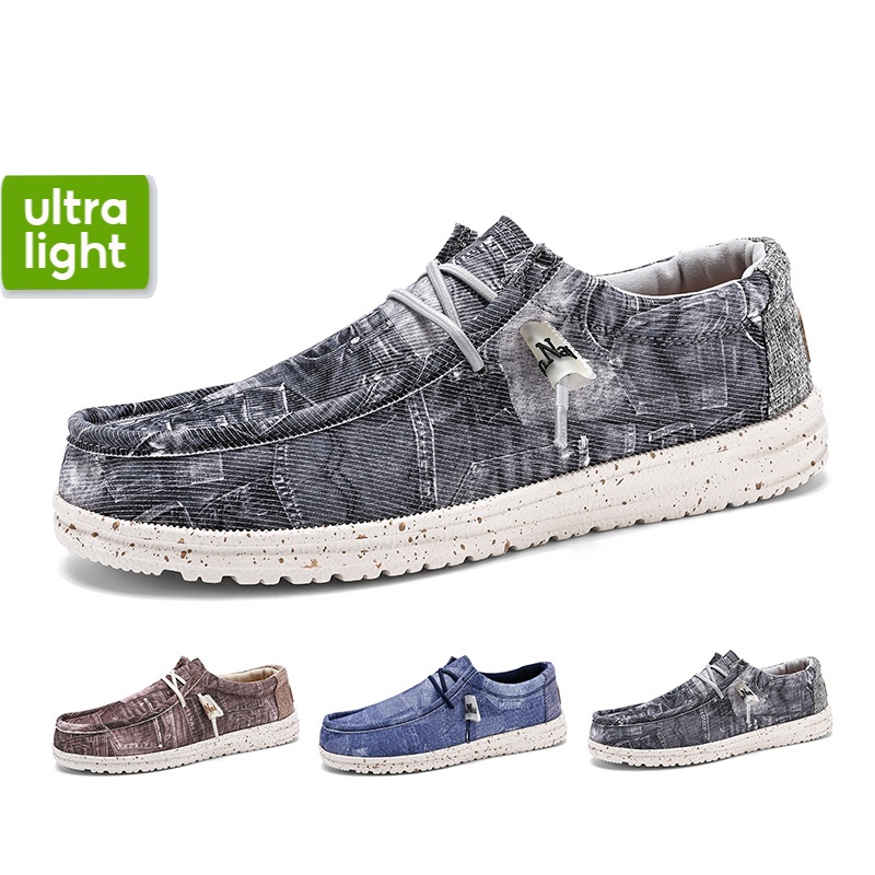 Hey Dude รองเท้าผ้าใบผู้ชาย รองเท้าโลฟเฟอร์ รองเท้าแบบสวม size40-47