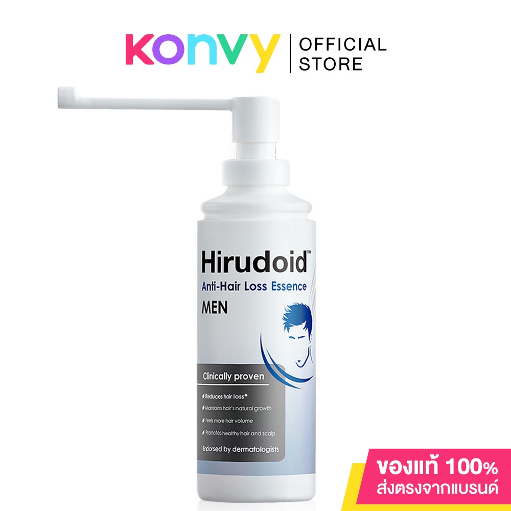 Hiruscar Hirudoid Anti Hair Loss Essence Men 80ml ฮีรูสการ์ เอสเซนส์บำรุงหนังศีรษะ สูตรสำหรับผู้ชาย.