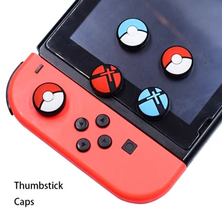 Switch Rocker Caps 1 คู่ (2 ชิ้น) การออกแบบธีมเกมสําหรับ Nintendo Switch 1/ 2/ OLED/ Lite Analog Caps ทรงกลม
