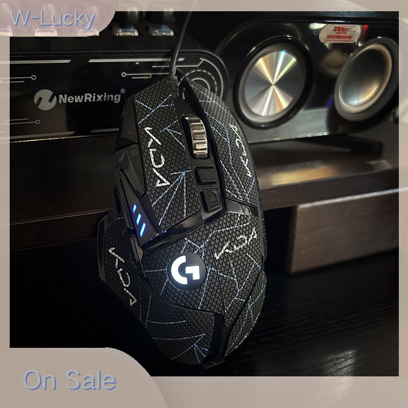 W-lucky Mouse Grip Tape Skate สติกเกอร์แฮนด์เมดกันลื่น Suck Sweat Slip Sticker For G502 Nice