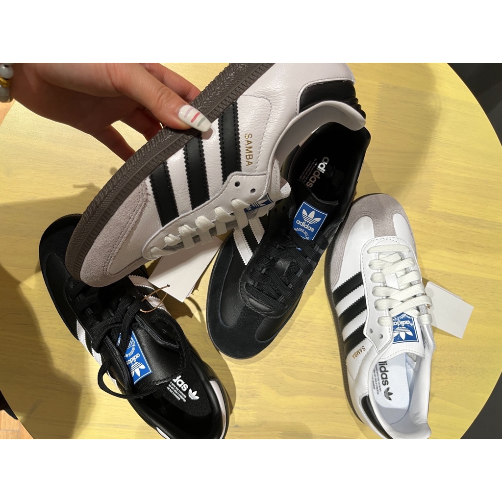 Adidas originals Samba OG sneakers "B75806" "B75807" ของแท้ 100% พร้อมส่ง แฟชั่น
