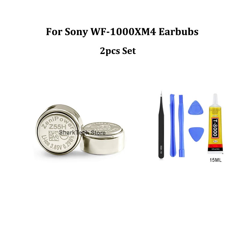 Original ZeniPower Coin Battery Z55H 1254 3.85V Replacement Battery for Sony WF-1000XM4 Repair Parts Not CP1254 A3