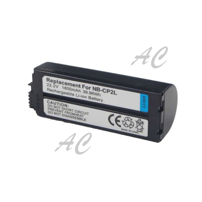 AC CP-2L CP1200 Li-ion Printer Battery 22.2V 1800mAh replacement for Canon CP100 CP300 CP1200 CP1300