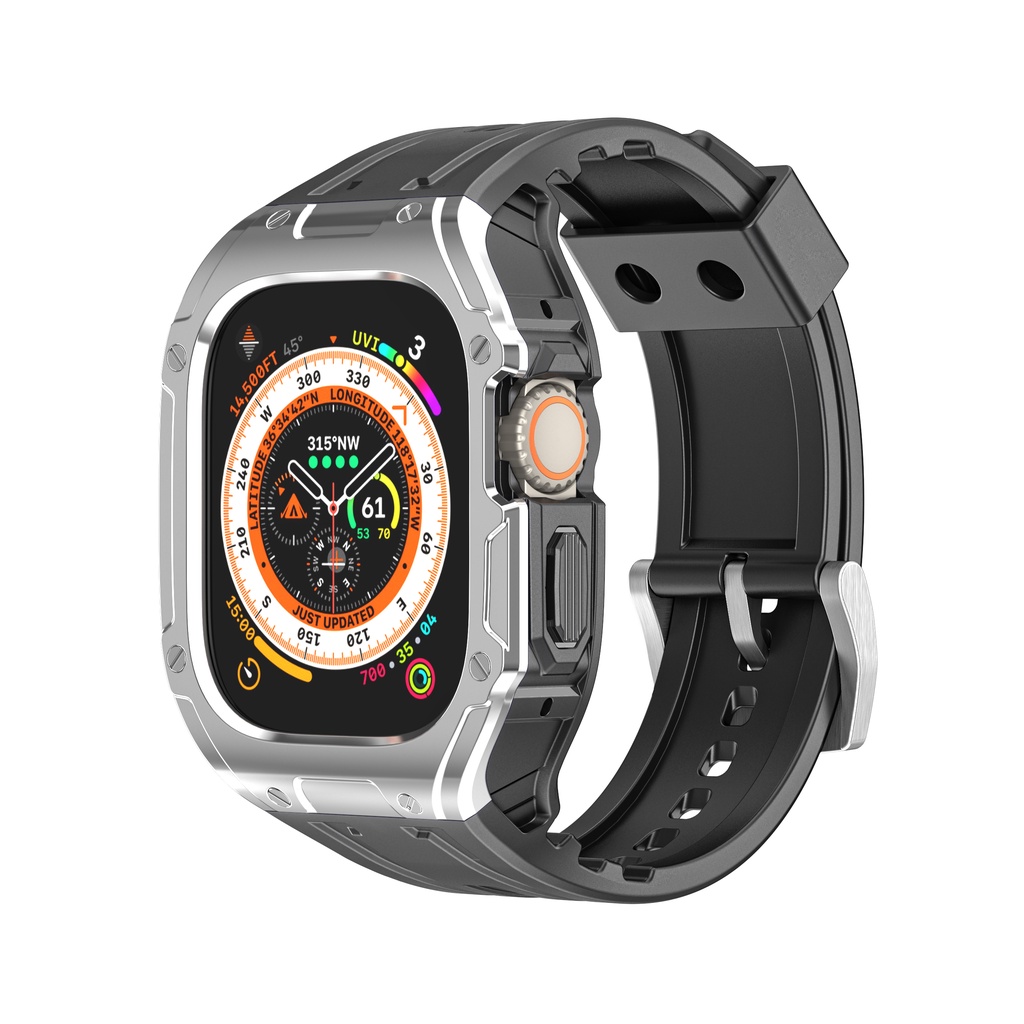 สายนาฬิกาข้อมือ สองสี สําหรับ Apple Watch Ultra 49 มม.