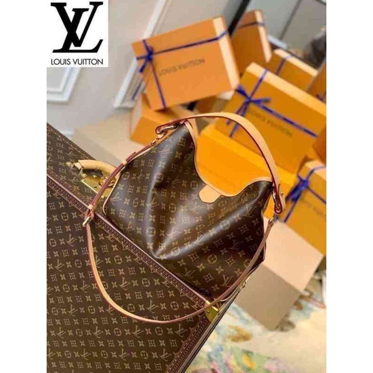 หลุยส์วิตตอง Louis Vuitton กระเป๋า lv m40352 น่ารักมือสองถุงช้อปปิ้งสุภาพสตรีกระเป๋าถือกระเป๋าสะพายไหล่สายกระเป๋าสะพาย z