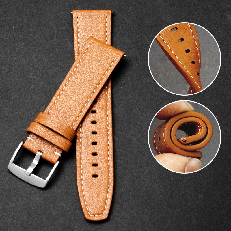 สายนาฬิกาข้อมือหนัง สเตนเลส 22 มม. แบบเปลี่ยน สําหรับ Xiaomi Watch 2 Pro Mi Watch S3 S1 Pro Active S2 42 46 มม. Color 2