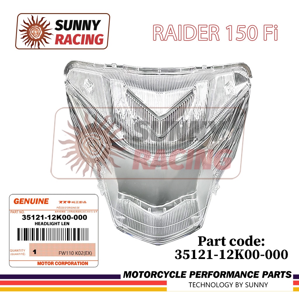 เลนส์ไฟหน้า สําหรับ RAIDER 150 Fi #3191 (UH45QCR)