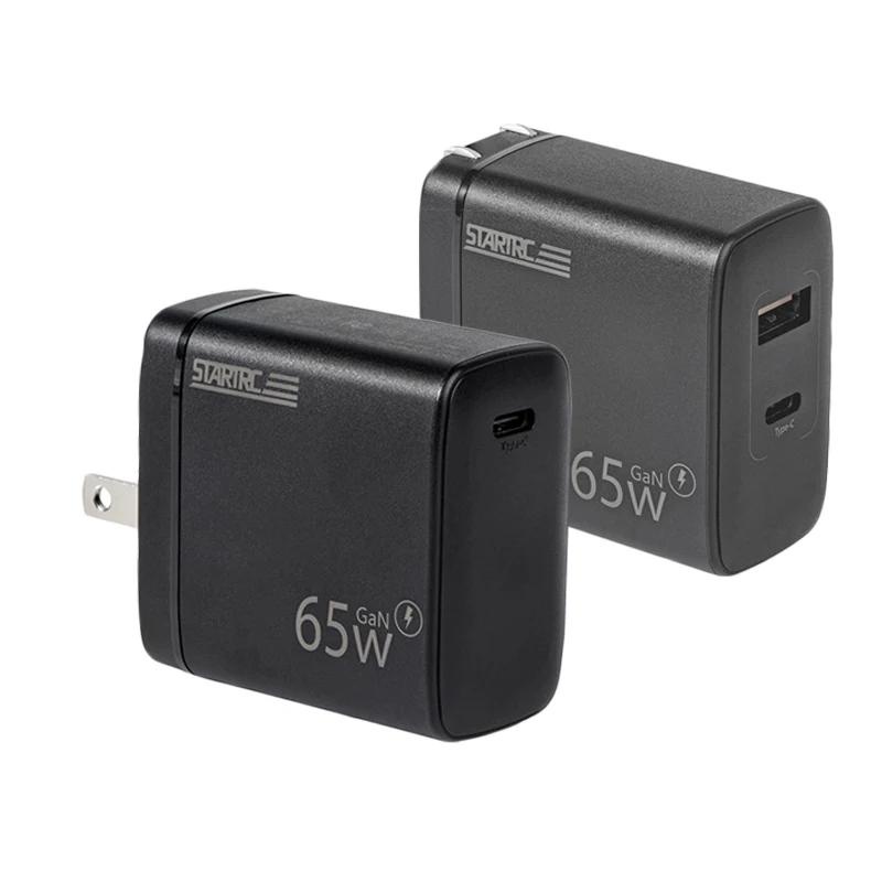 Startrc ที่ชาร์จ 65W PD Type-C USB-A USB-C พอร์ตชาร์จเร็ว สําหรับ DJI Mavic 3 Pro Classic Mini 4 Pro