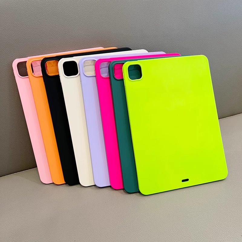 เคสแท็บเล็ต ซิลิโคนนิ่ม ผิวด้าน กันกระแทก สําหรับ IPad Pro11 Air 5 4 10.9 10th 9th 8th 7th Gen 10.2 10.5 9.7 Mini