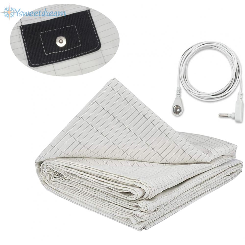 【SWTDRM】Natural Sleep Solutions with Grounding Sheet 5 Silver Fiber Conductive (27x52in)-【Sweetdream】