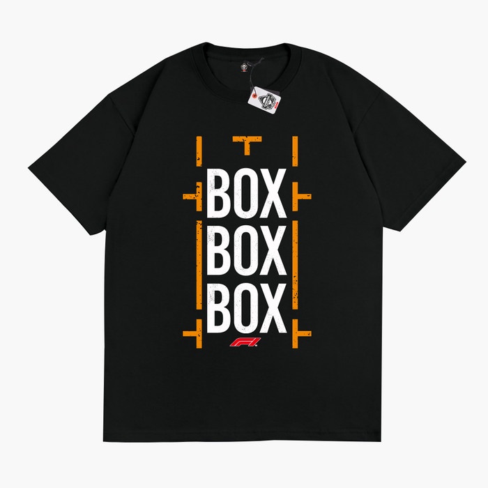 สีขาว a ลำลองฤดูร้อน ชุด F1 FORM ONE BOX PIT STOP กรณีรถ Karimake HITAM คอตตอนฤดูร้อน S-5XL