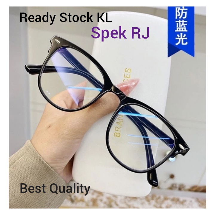 Syokwear Stok KL แว่นตาทรงกลม ขนาดใหญ่ สไตล์เกาหลี 5502 Pek Lelaki Wanita Feksyen