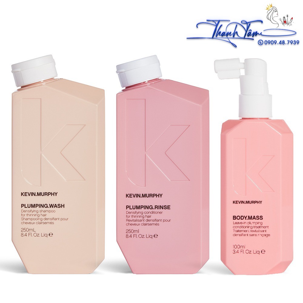 Combo Shampoo and Essential Oils For Low, Thin, Hair Loss Kevin.Murphy Plumping ( ใหม ่ 2023 )