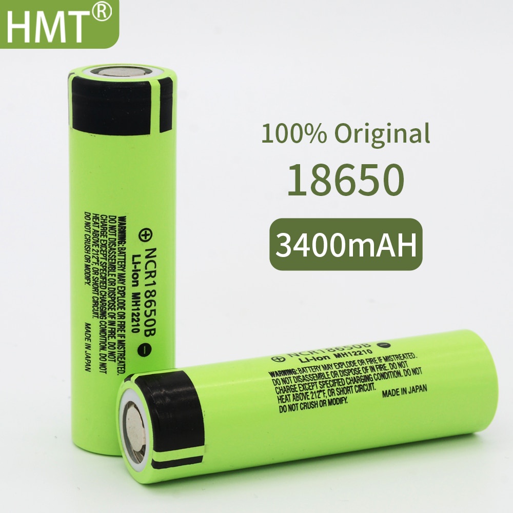 [ส่งด่วนในไทย]ใหม่3.7 V 3400Mah 18650 100% ใหม่ Original แบตเตอรี่ลิเธียมแบบชาร์จไฟได้ NCR18650B สำหรับไฟฉายแบตเตอรี่ (ไ