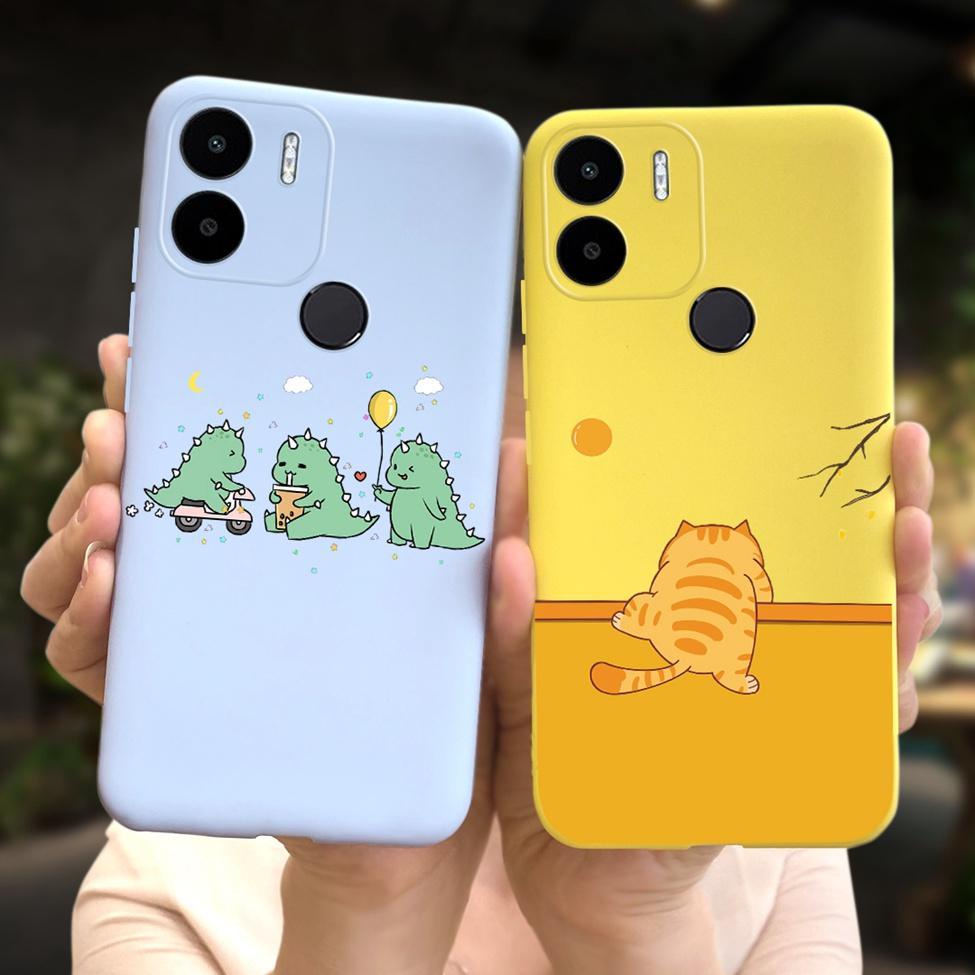 เคส Redmi A2 Plus สุนทรีย์ การ์ตูนแมวน่ารัก ดอกไม้ กันกระแทก ฝาหลัง Xiaomi Redmi A2 Plus เคสโทรศัพท์ กันกระแทก