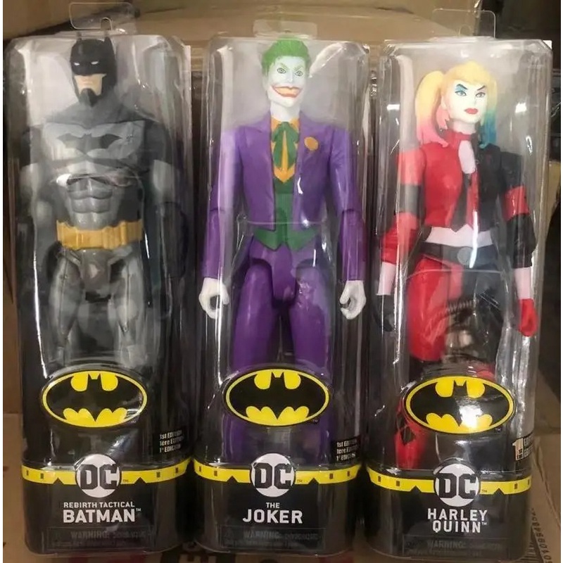 ตุ๊กตาฟิกเกอร์ Dc Robin The Joker Harley Quinn Batman Shazam ขนาด 12 นิ้ว ของเล่นสําหรับเด็ก