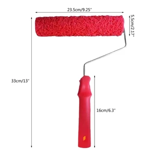 Louting Texture รูปแบบแปรงลูกกลิ้ง Drywall Compound Roller แปรงผนัง Putty Roller สําหรับทาสีโป๊วและ Rolling Plas