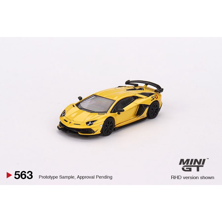 & ของแท้ & MINIGT1: 64 Lamborghini Taurus Aventador SVJ โมเดลรถโลหะผสม